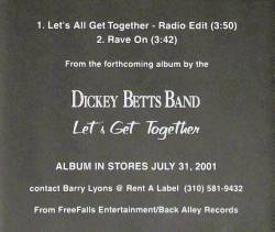 Dickey Betts : Let's All Get Together